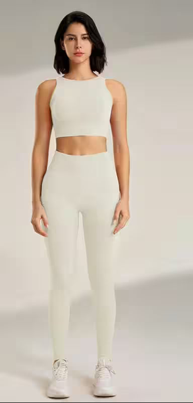 Set Leggings Fitness Exercise Clothing - Additional View 11