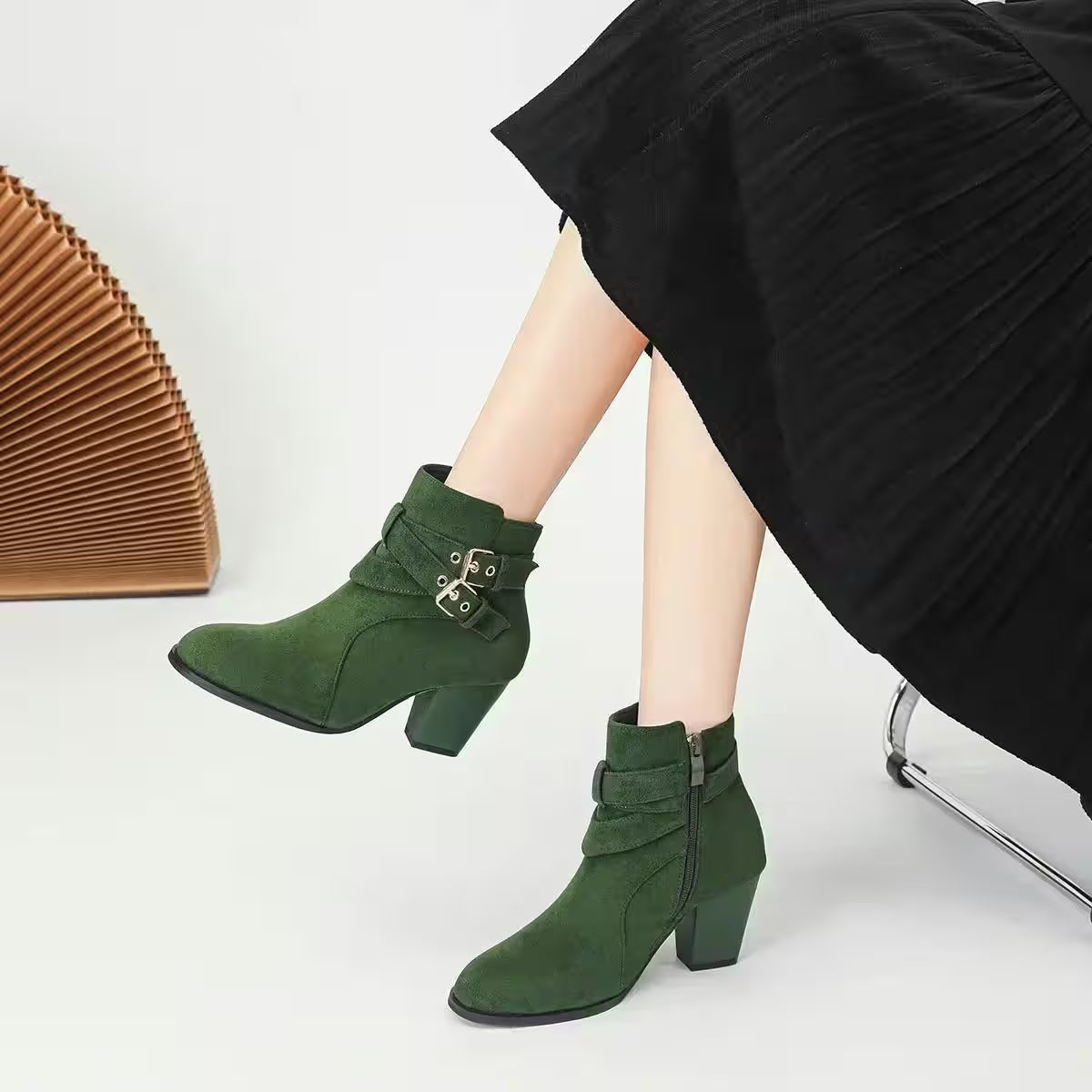 Boots 2025 New 41/42/43 Fashion Coarse - Additional View 13