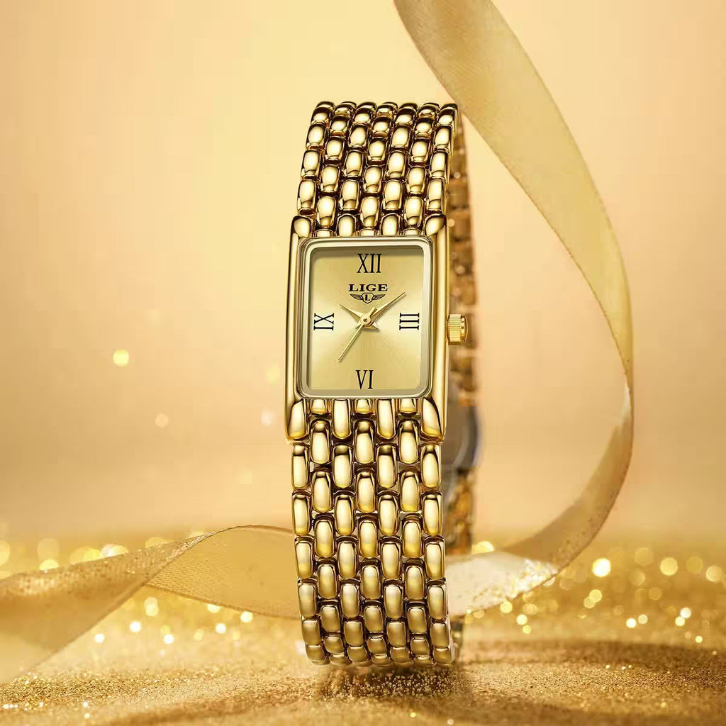 Watch Square Quartz Wristwatches Stainless Steel - Additional View 2