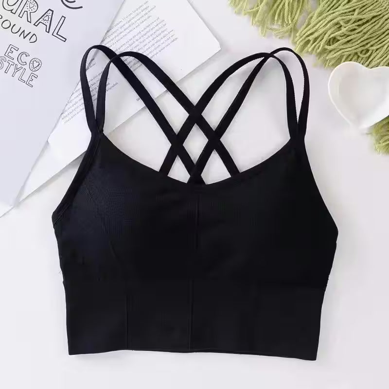 Sexy Tops Back Cross Strap Tank Top Push - Additional View 7