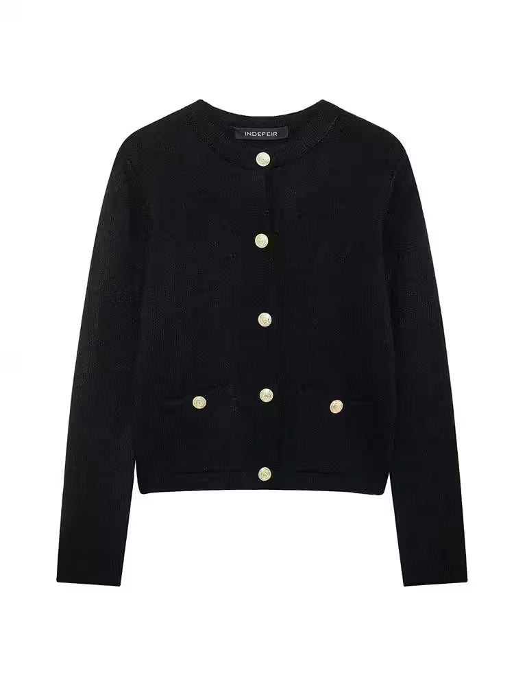 Cardigans Long Sleeve Button Knitwears - Women's Fashion - View 6