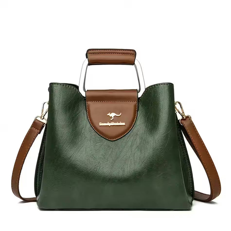 Genuine Brand Tote Bag Leather Luxury Handbags - Additional View 6