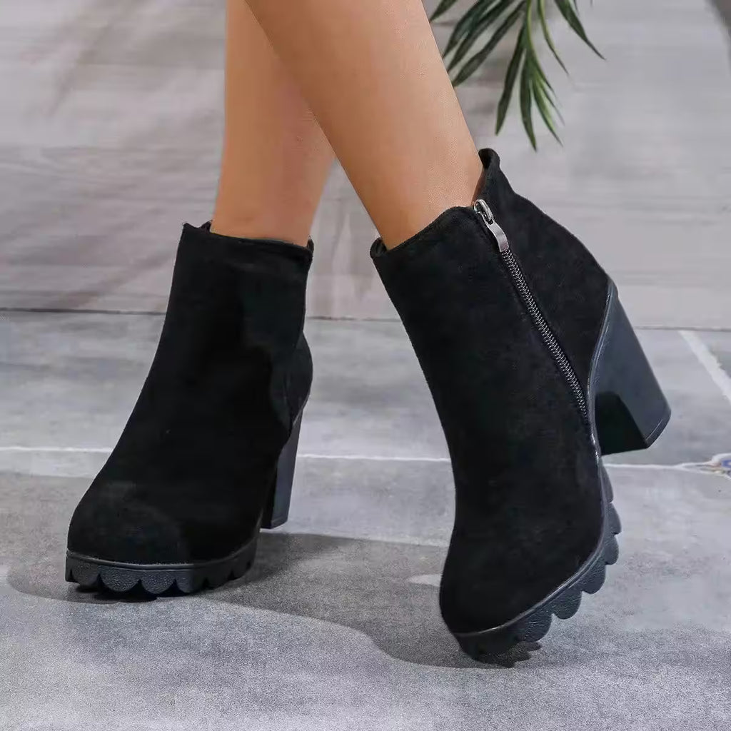 Boots High Quality Zipper Ladies Shoes - Additional View 5