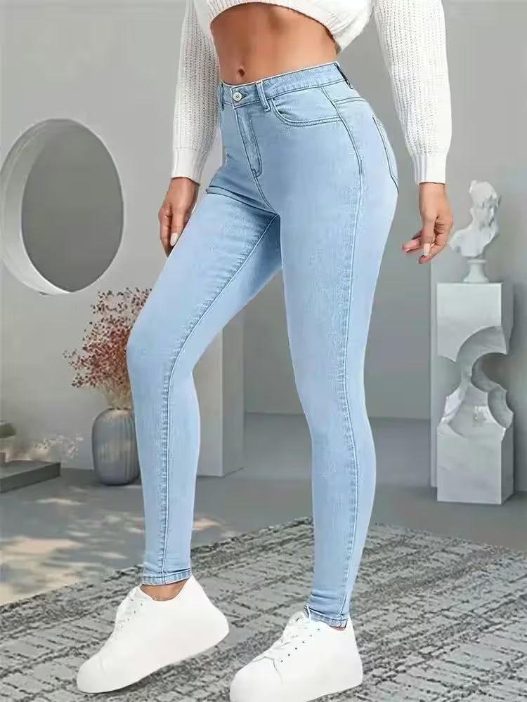 Skinny Jeans Slim Fit Pencil Girls Leggings Straight - Additional View 2