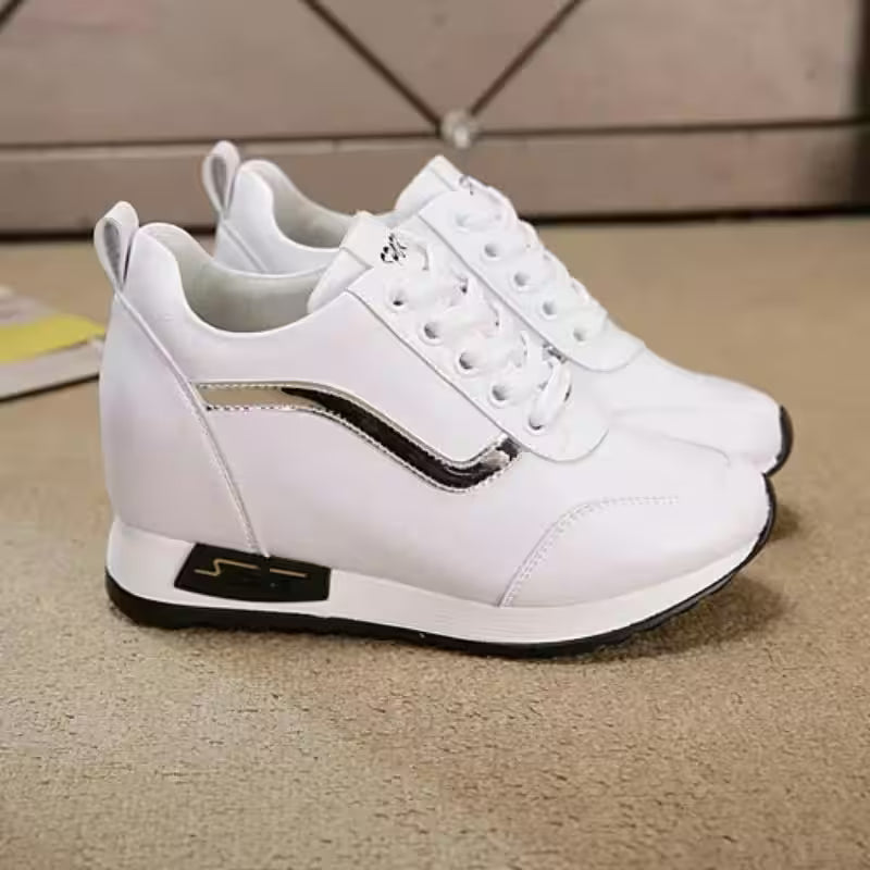 Shoes Style White Autumn New Wedges Casual Sneakers - Additional View 6