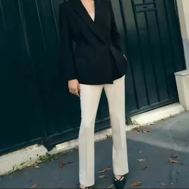 Long Sleeve Shawl Collar Office Lady Blazers - Additional View 6