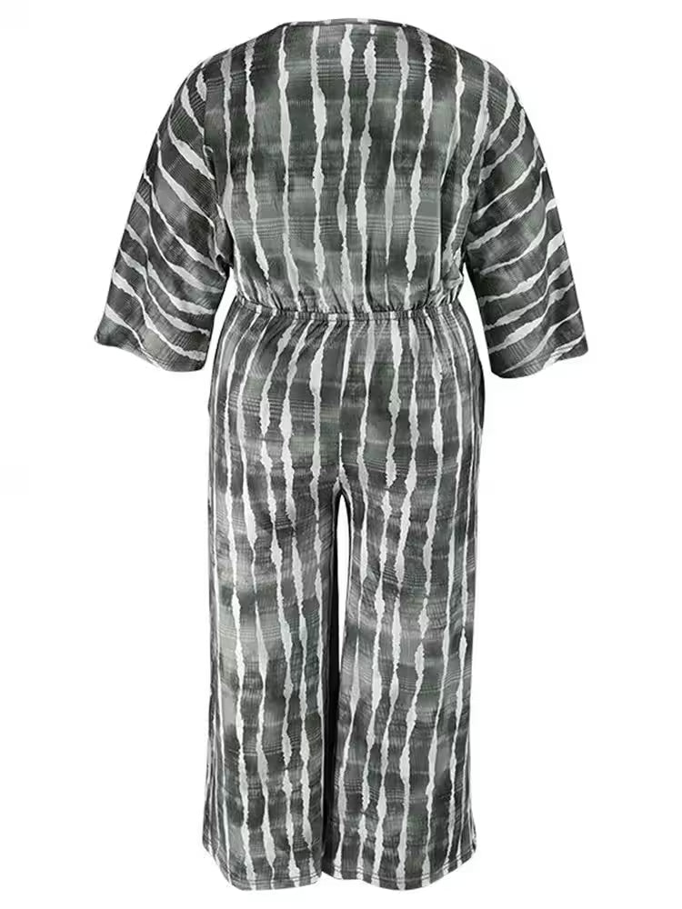 Plus Size Jumpsuits One Piece Outfits Printed - Additional View 5