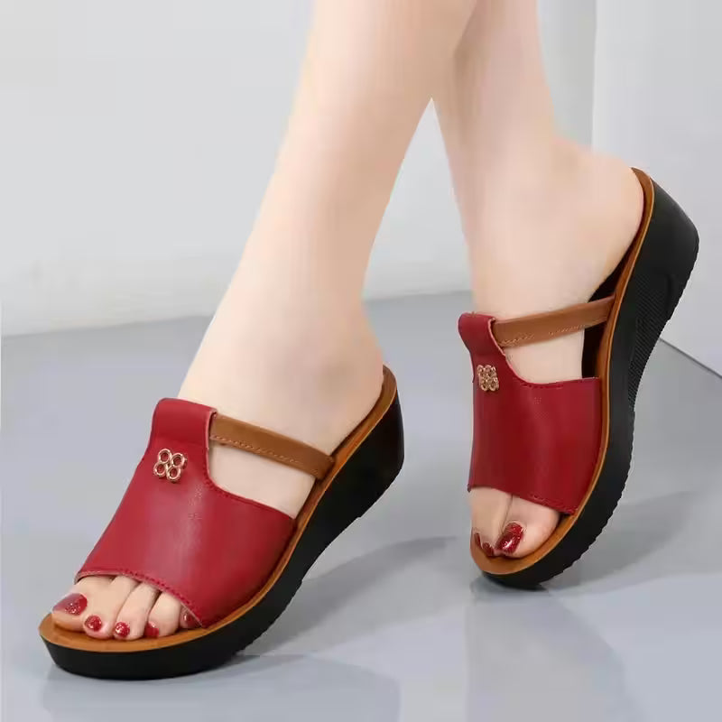 Casual Sandals Microfiber - Flair Feminine