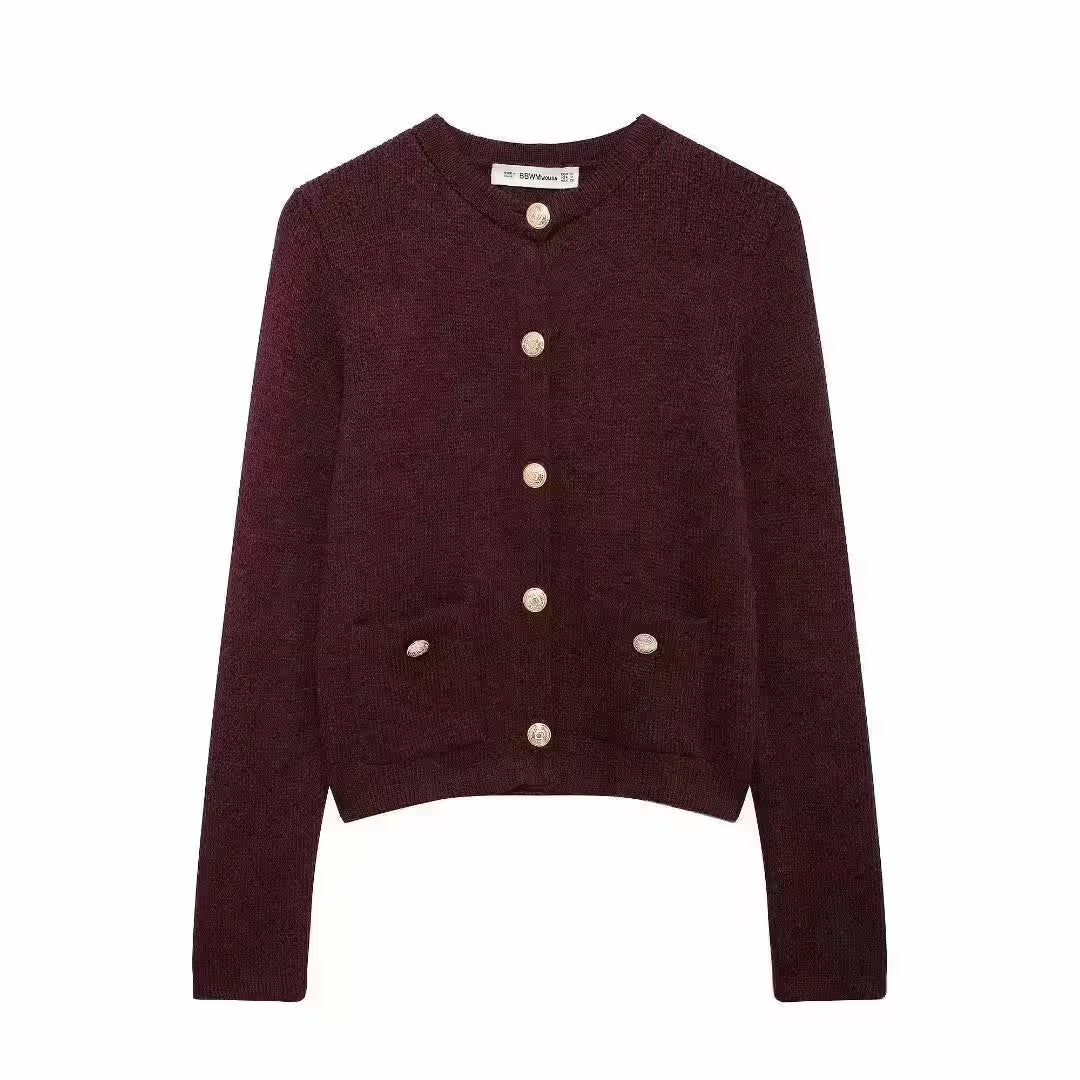 Cardigans Long Sleeve Button Knitwears - Women's Fashion - View 8