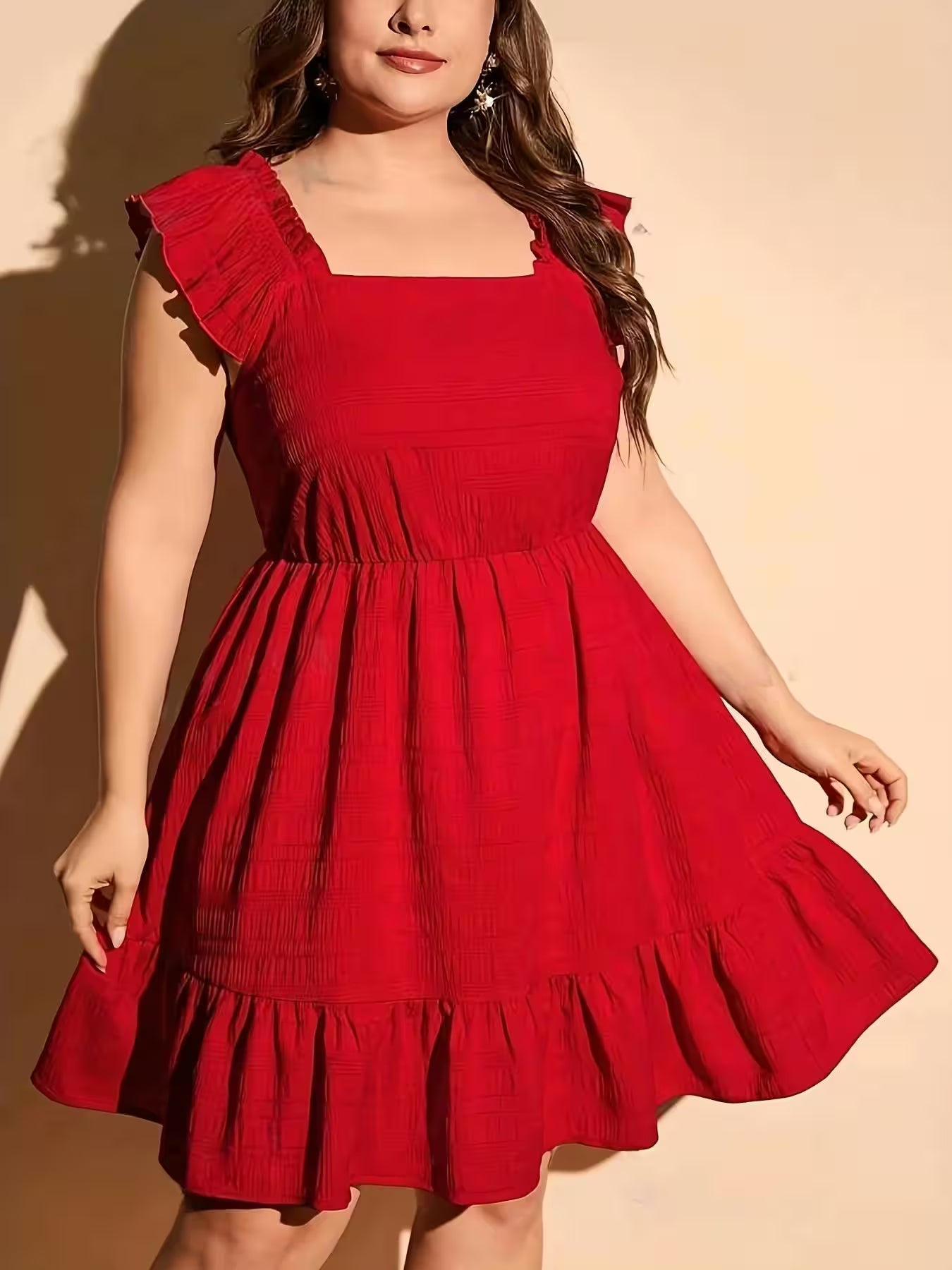 Plus Size Elegant Dress Casual Vacation - Women's Fashion - View 5