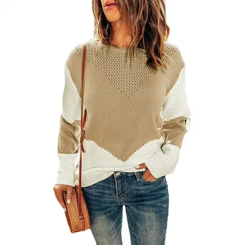 Women's Sweater in Red - Detail View