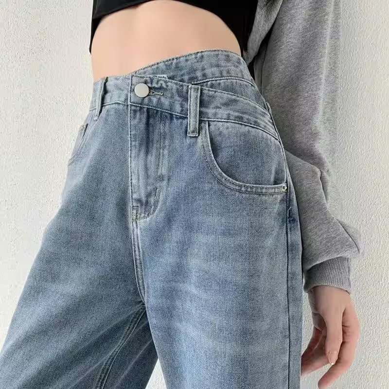 Jeans High Waist Woman Trousers - Additional View 6