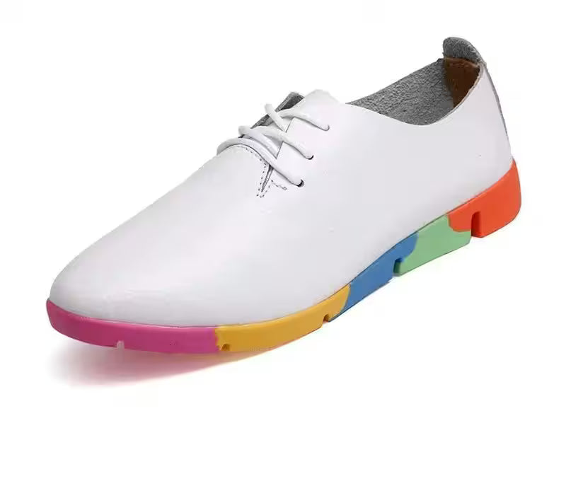 CloudWalk™ Soft Leather Casual Flats - Women's Fashion - View 5