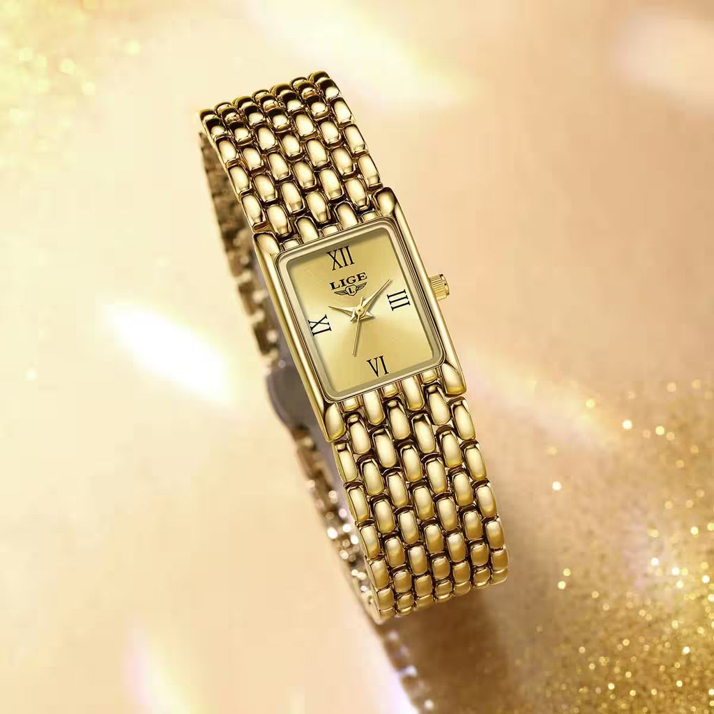 Watch Square Quartz Wristwatches Stainless Steel - Additional View 3