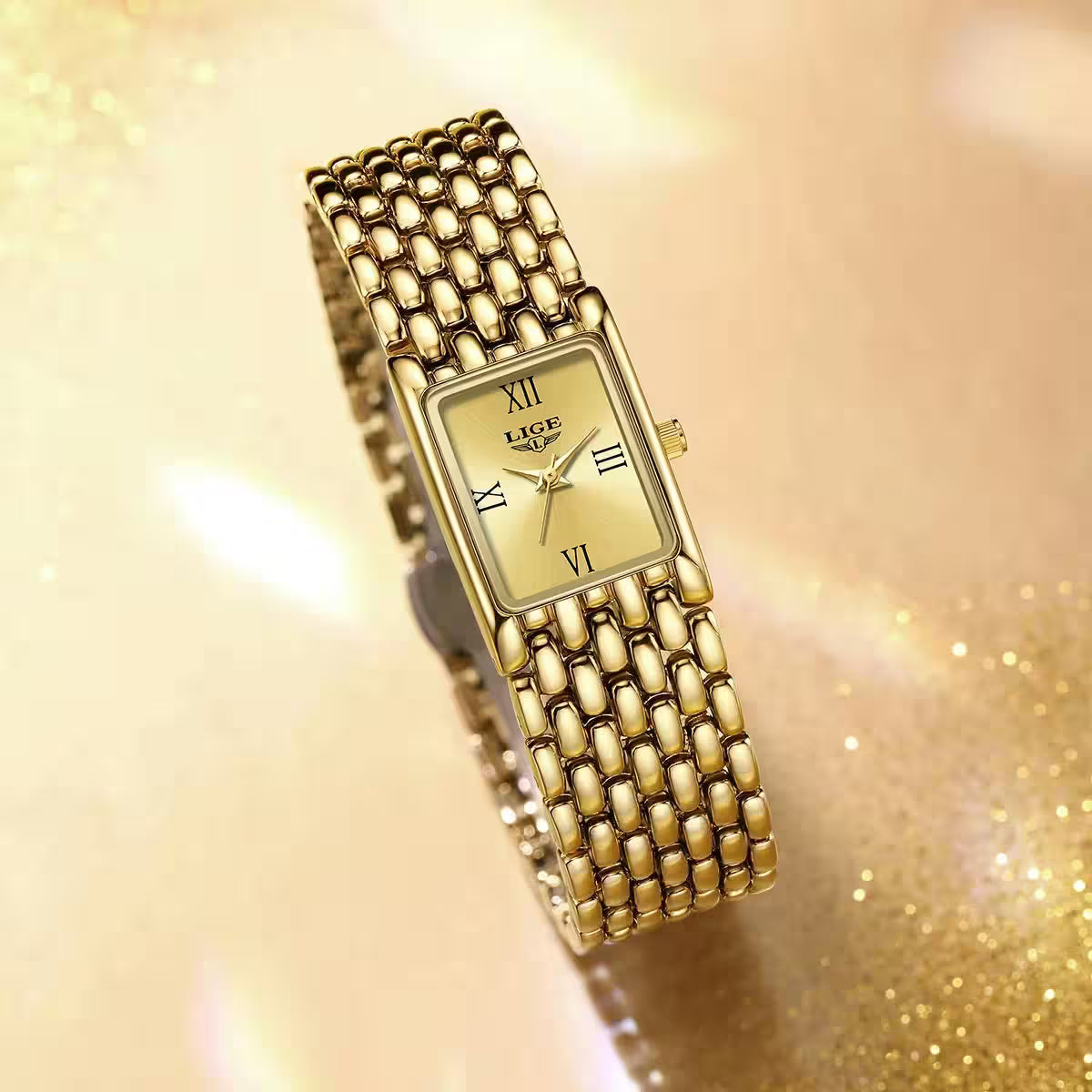 Watch Square Quartz Wristwatches Stainless Steel - Additional View 3