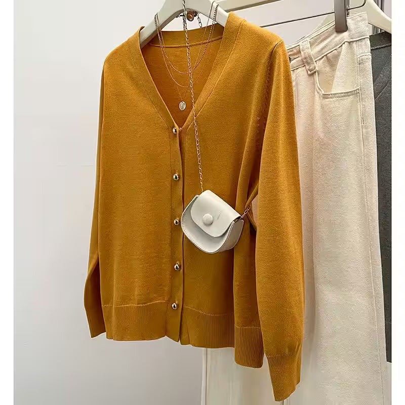 Plus Size Slimming Cardigan Jacket - Additional View 4