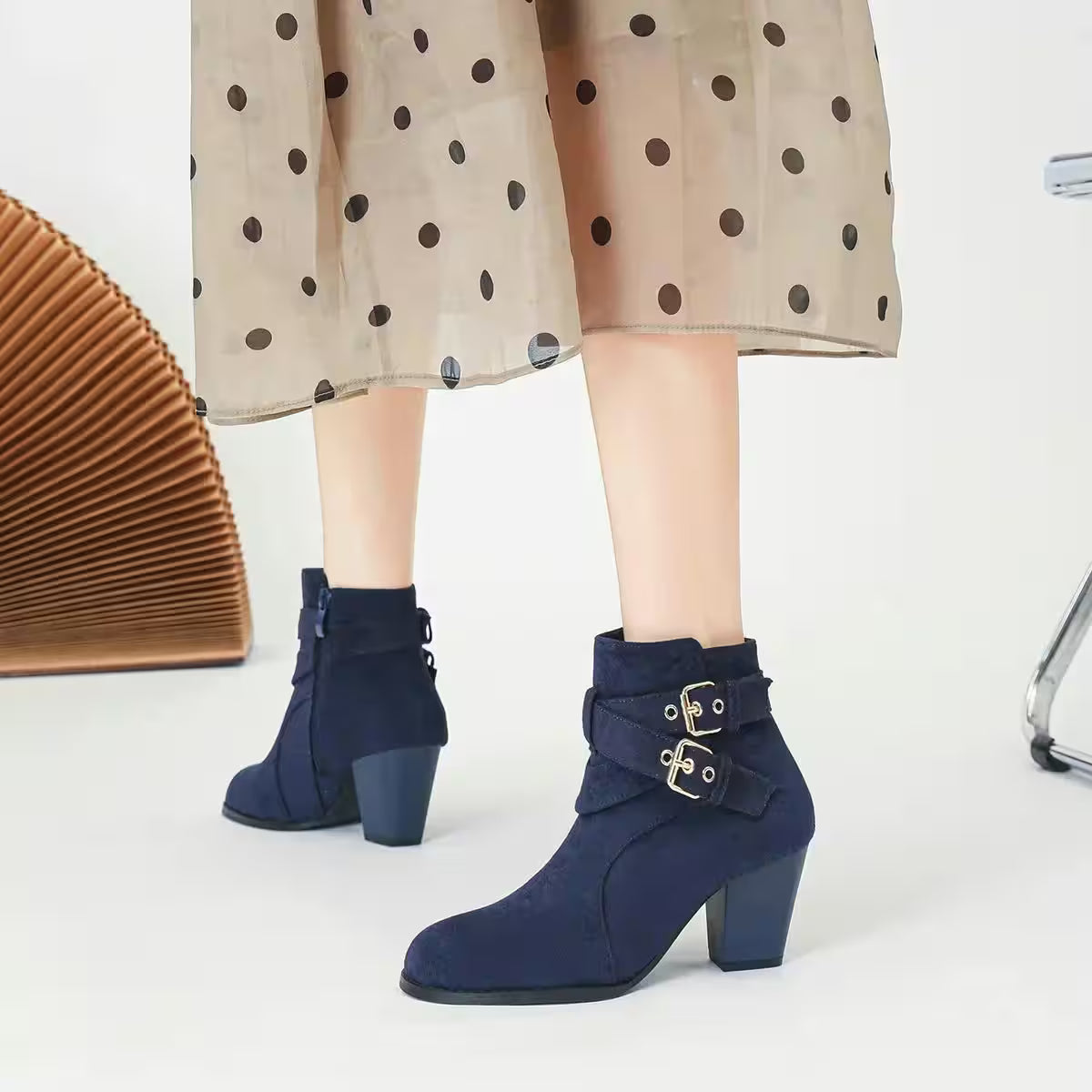 Boots 2025 New 41/42/43 Fashion Coarse - Additional View 3