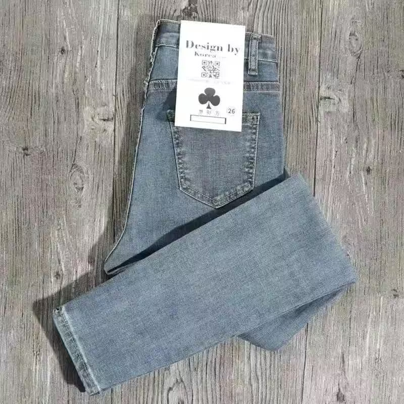Elastic Pencil Slim Fit Casual Skinny Denim  Women Jeans - Additional View 10