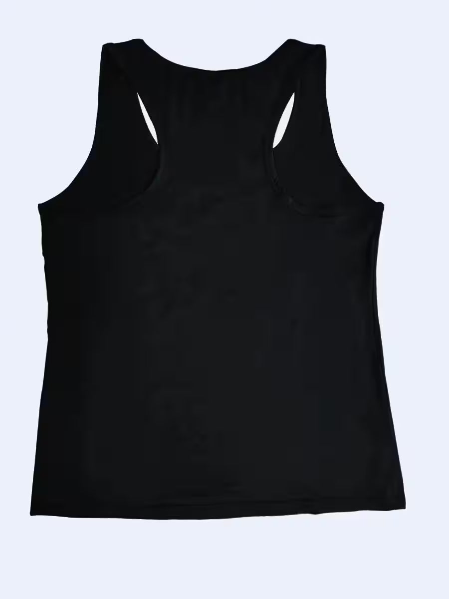L-5XL Oversize Tank Tops Sequins Sleeveless Loose - Additional View 2
