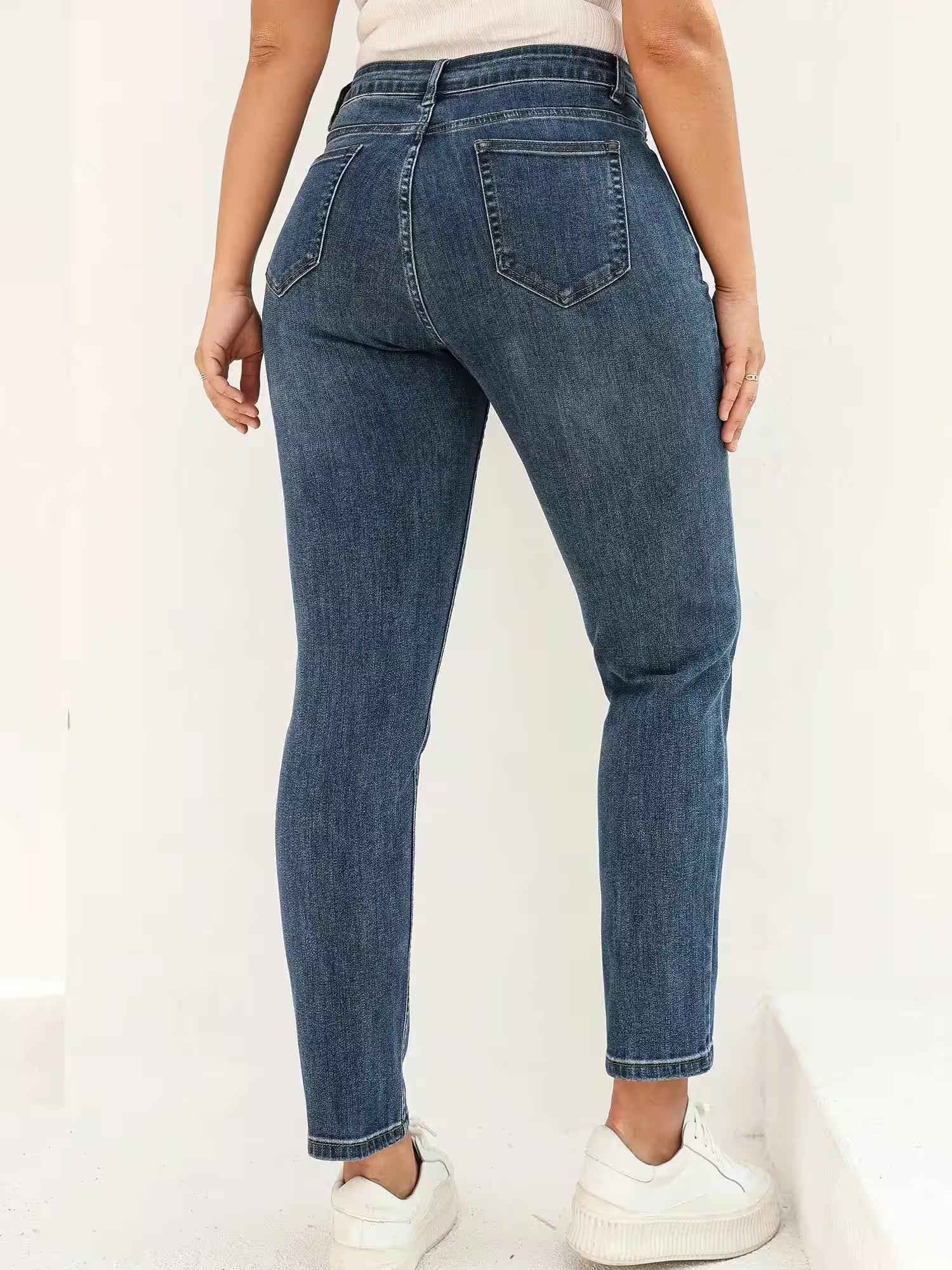 Plus Size BoyFriend Jeans 6XL Fashion Straight - Additional View 3