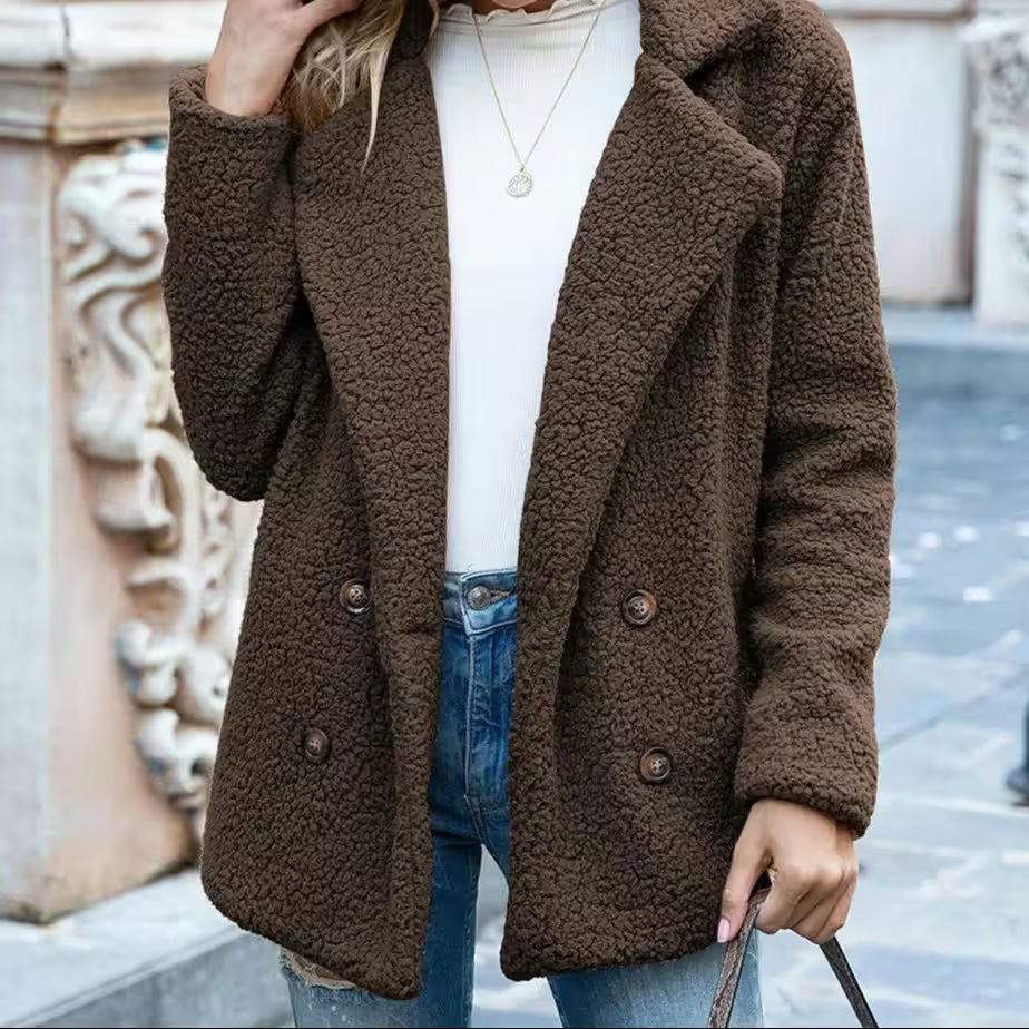 Coats Autumn Winter Warm Soft Overcoats - Women's Fashion - View 3