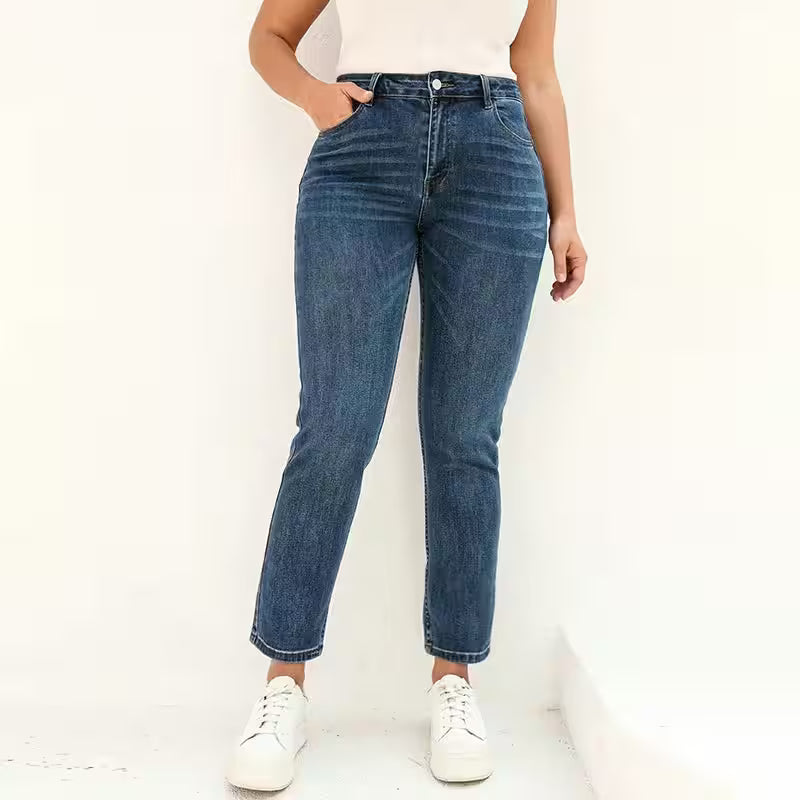 Plus Size BoyFriend Jeans 6XL Fashion Straight - Additional View 5
