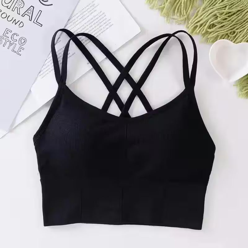 Sexy Tops Back Cross Strap Tank Top Push - Additional View 3