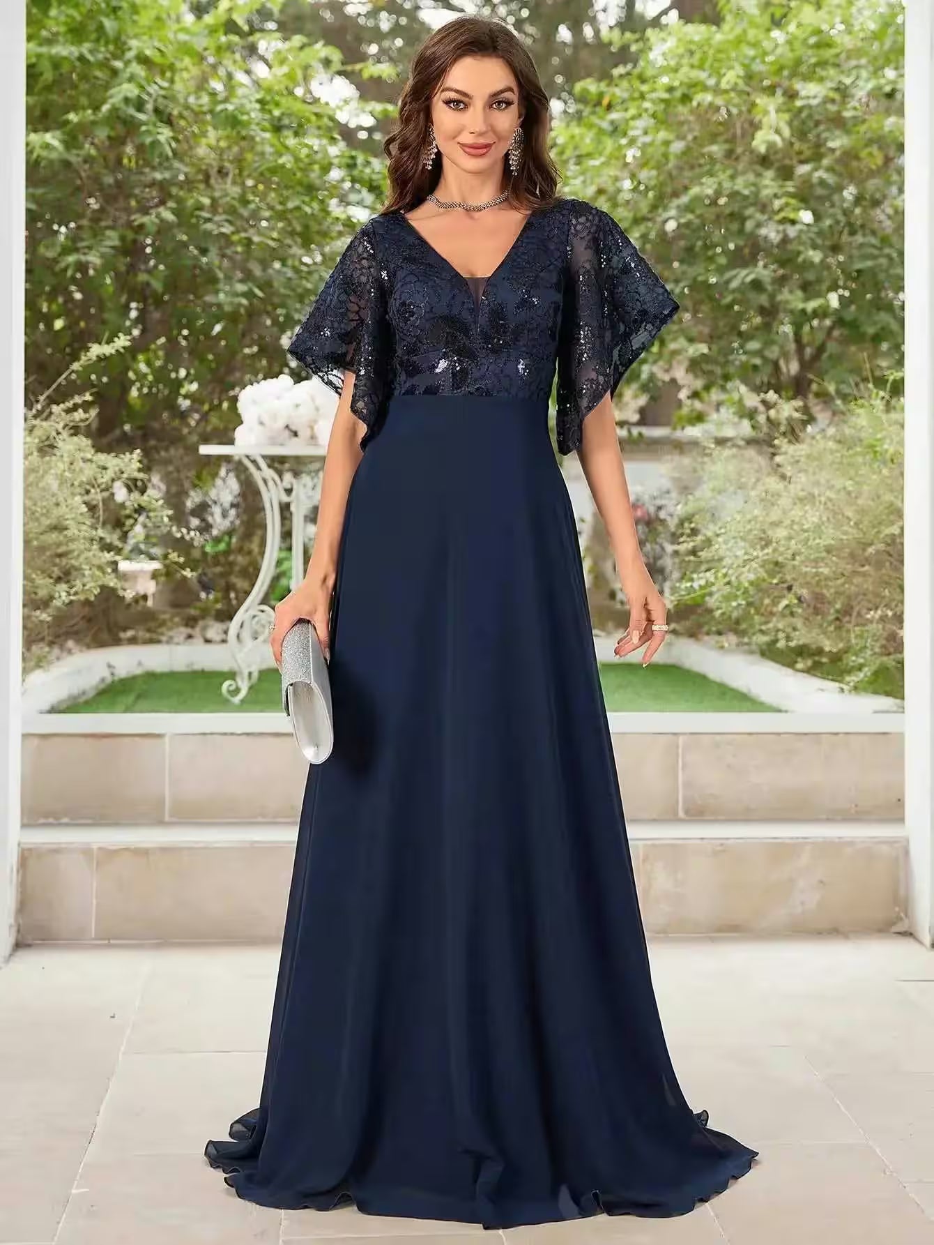 Chiffon Maid of Honor Dance Dress Bridal Party - Additional View 5