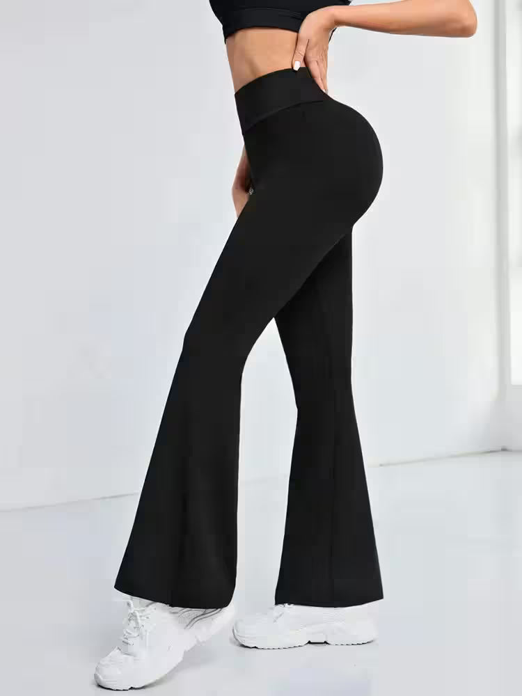 Flare Leggings Sports Pants Leg Exercise - Additional View 5