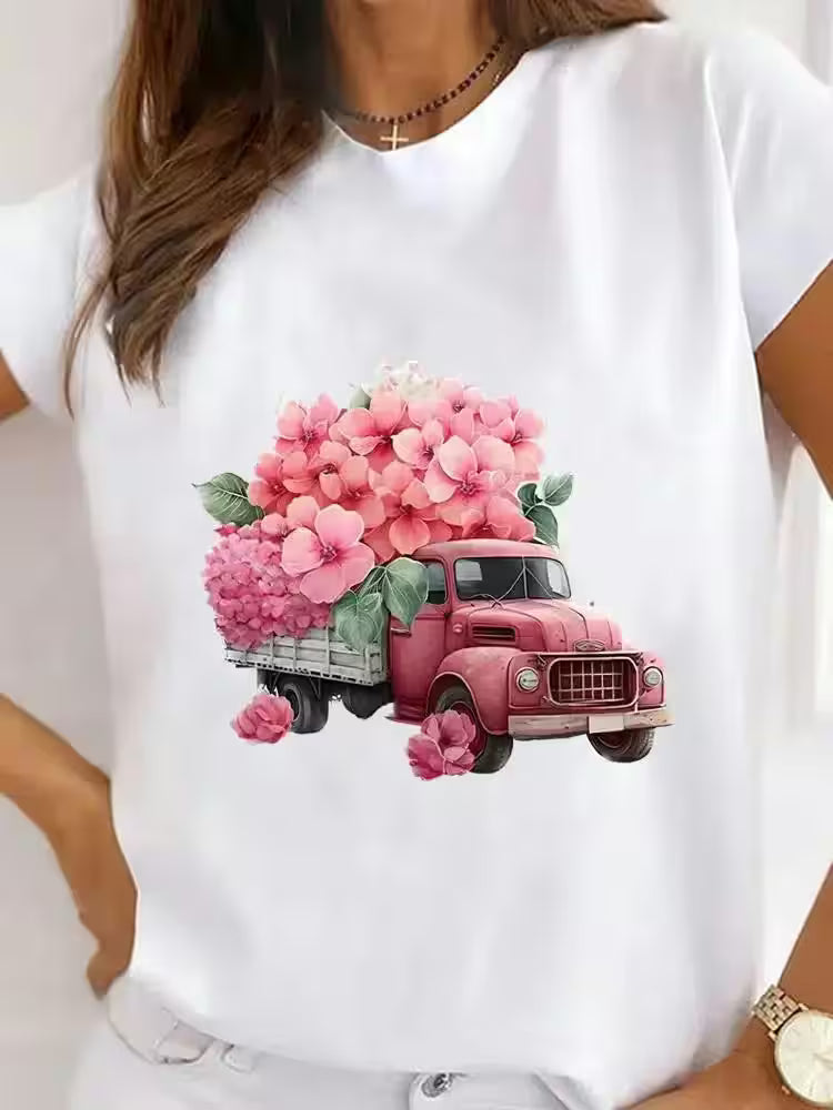Plus Size Graphic Tee Clothes 90s Sweet Love - Additional View 2