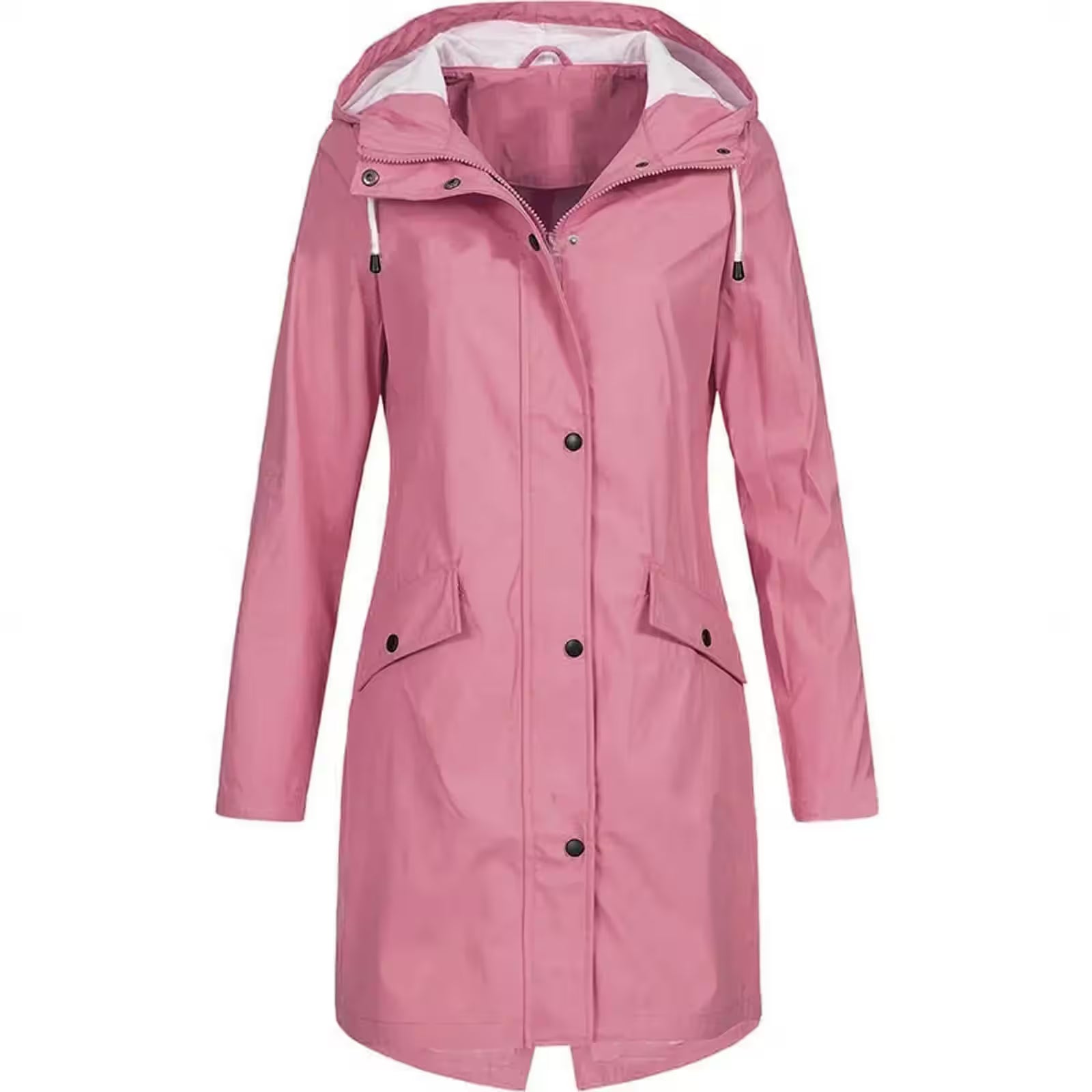 Hooded Raincoat Windproof Coat - Additional View 8
