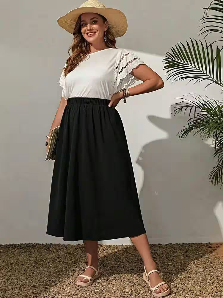 Plus Size Skirt 2025 Spring/Summer New Fashionable Simple - Additional View 7