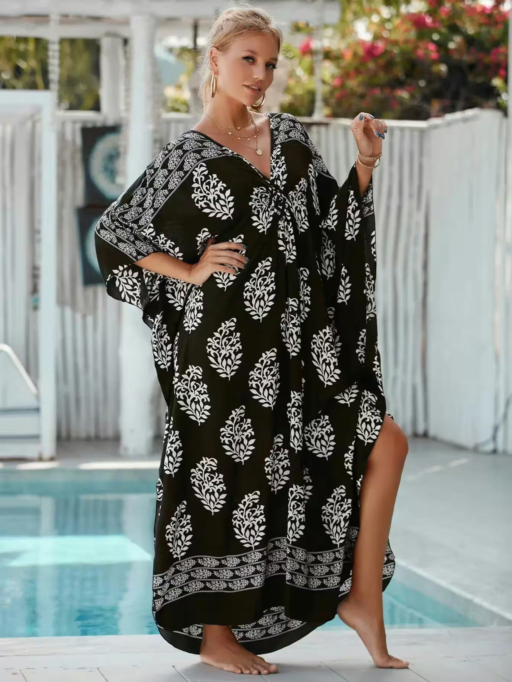 Dress Plus Size Oversized Long Beach Dress - Additional View 21