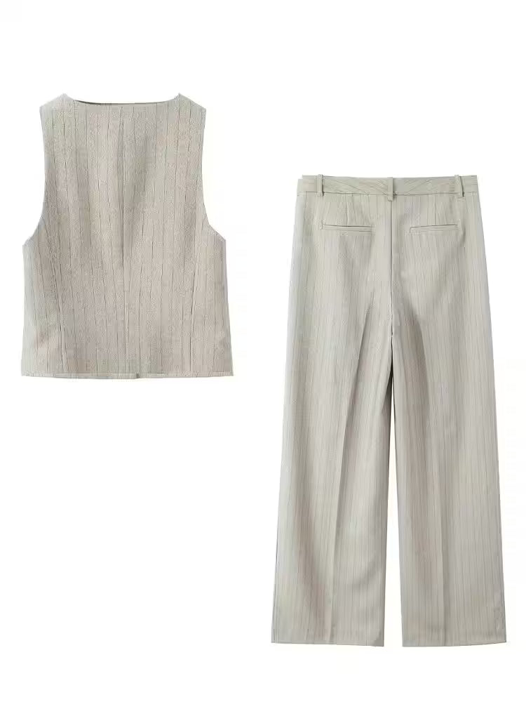 Wide Leg Long Pants 2 Piece Set 2025 - Additional View 6