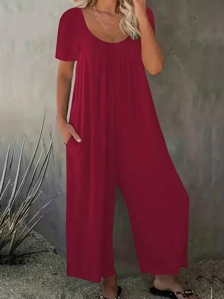 Plus Size Jumpsuit with Pockets Casual - Additional View 8