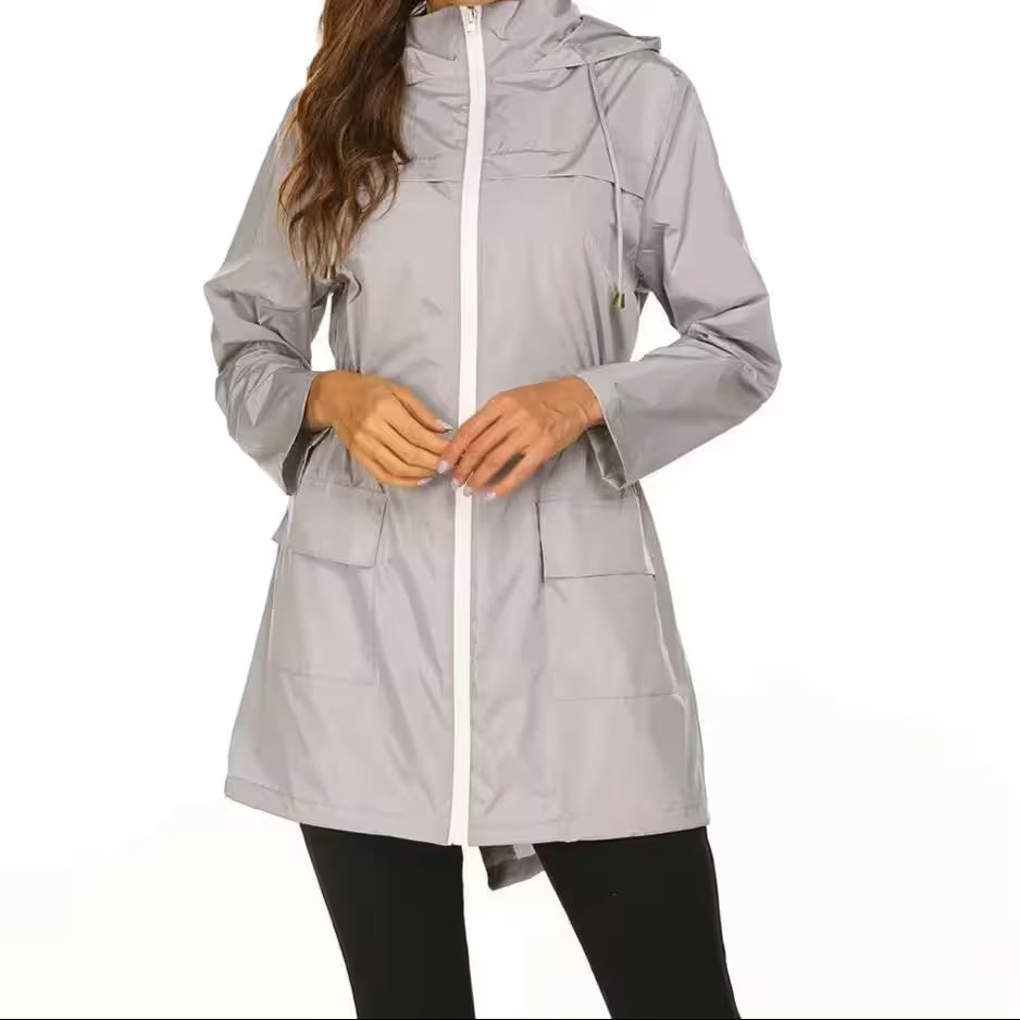 Sport Windbreaker Coat - Women's Fashion - View 5