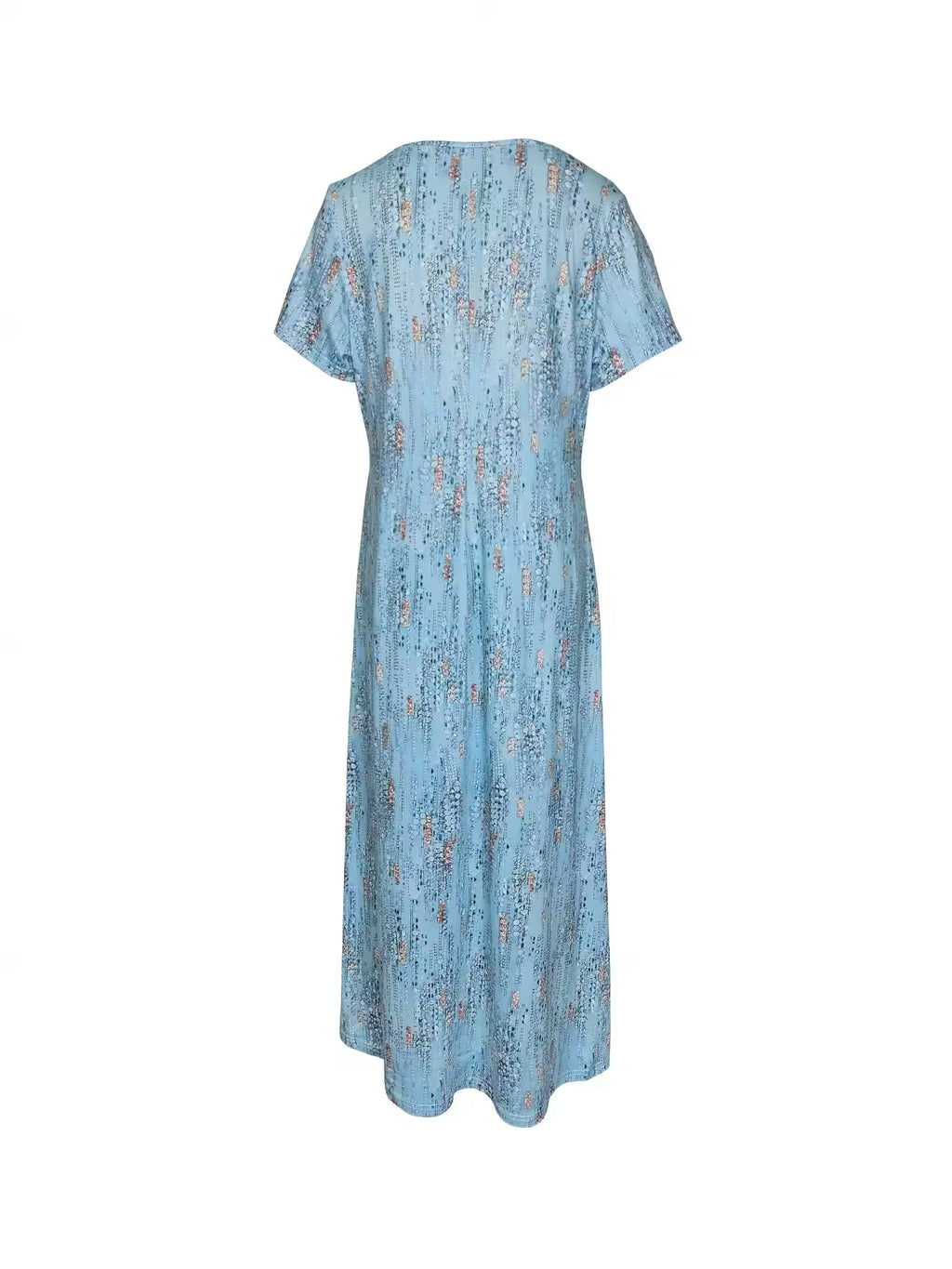 Plus Size Cross border Fashion Print V-neck - Additional View 5