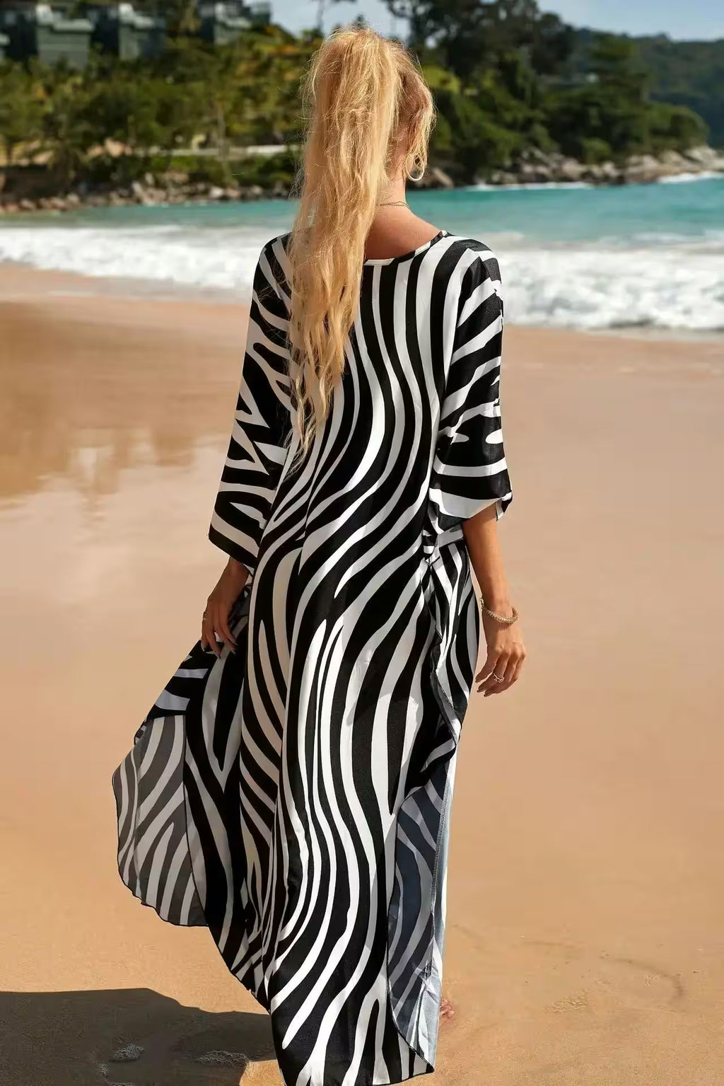 Dress Plus Size Oversized Long Beach Dress - Additional View 6