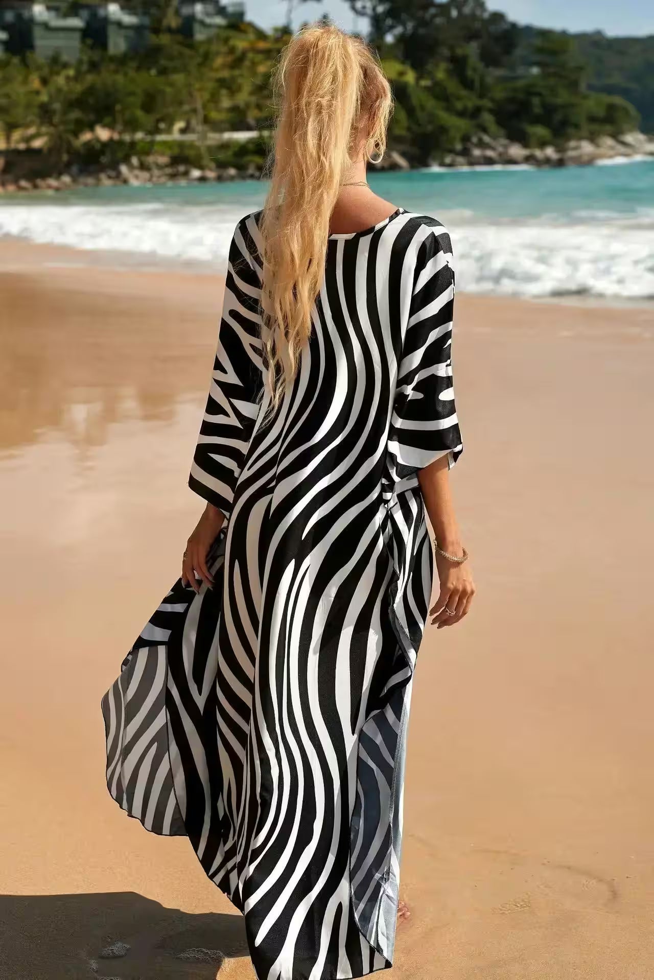 Dress Plus Size Oversized Long Beach Dress - Additional View 6