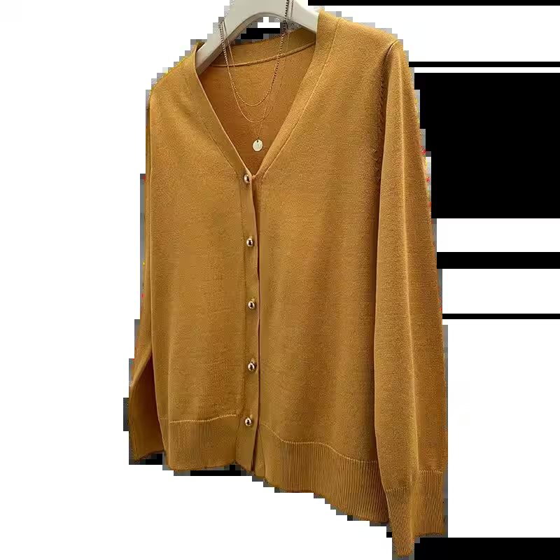 Plus Size Slimming Cardigan Jacket - Additional View 5