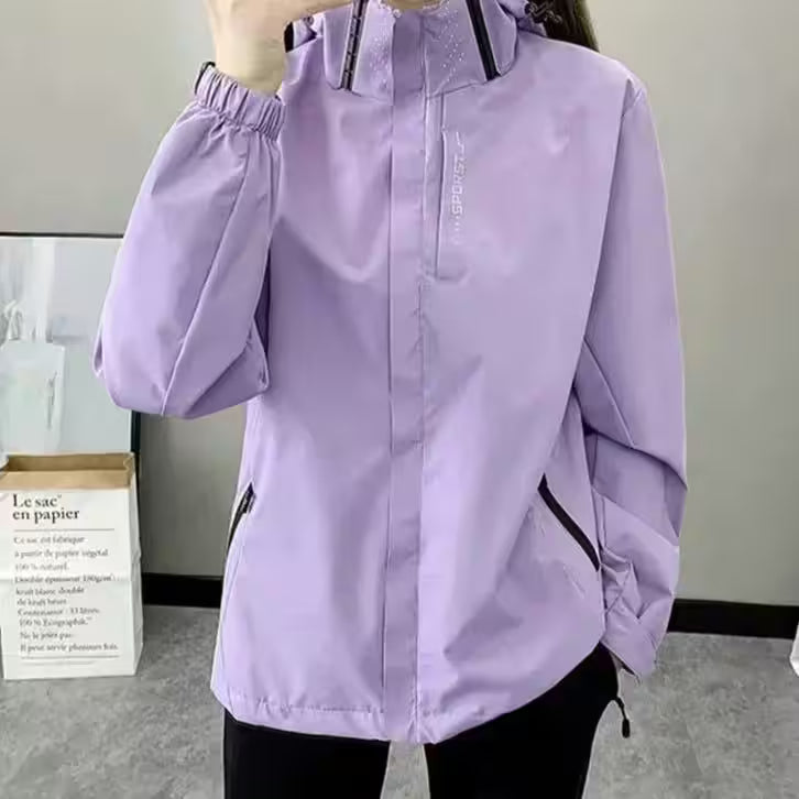 Climbing Hiking Waterproof Coat - Women's Fashion - View 5