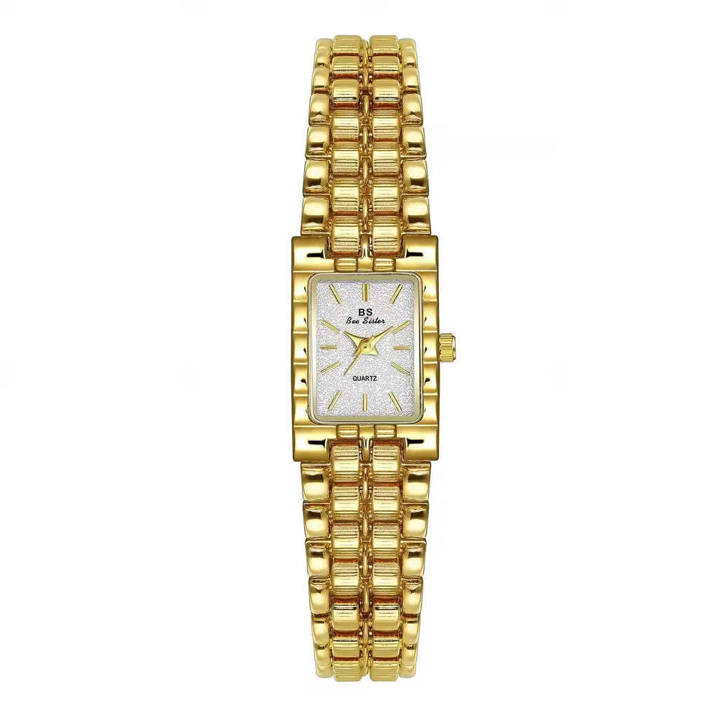 Light Luxury Retro Gold Rectangle Classic Watches - Women's Fashion - View 7