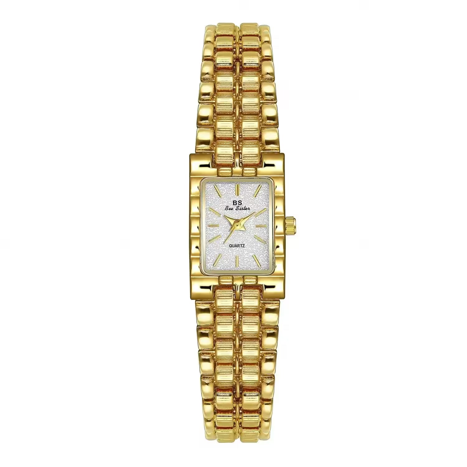 Light Luxury Retro Gold Rectangle Classic Watches - Women's Fashion - View 7