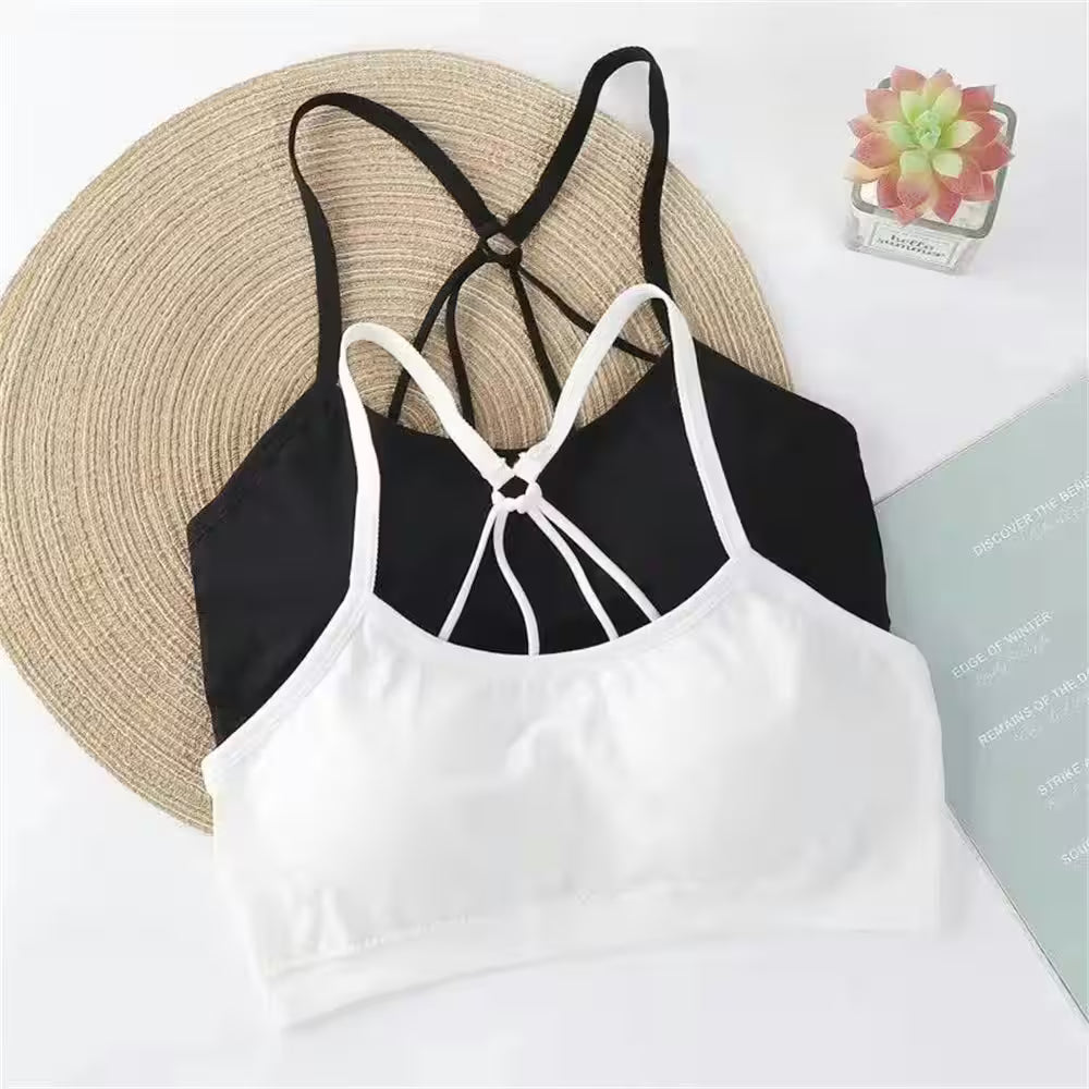 Integrated with cushion back heart strap wrap chest fitness yoga - Additional View 2