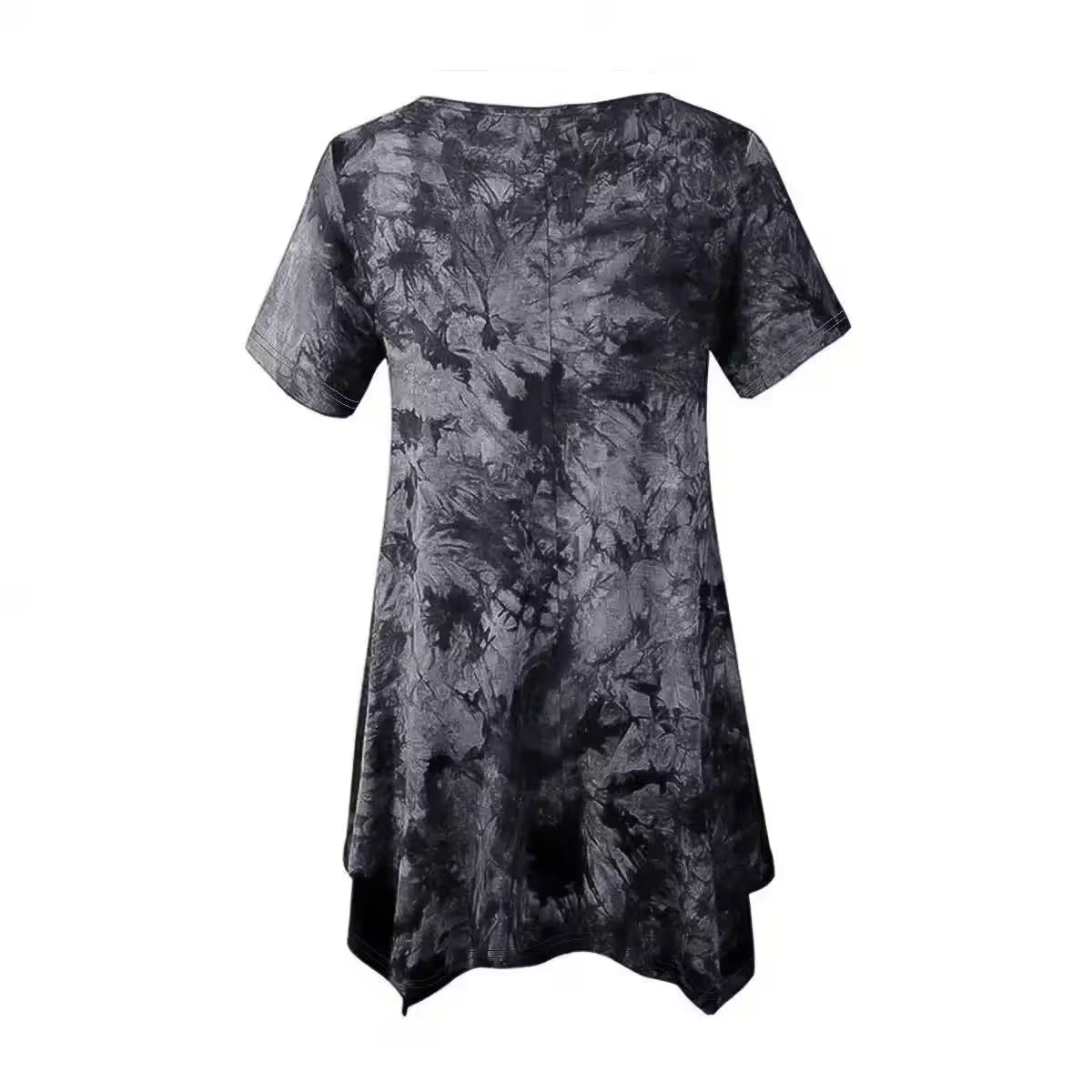 5XL Plus Size Short Sleeve T-shirt Casual - Women's Fashion - View 8
