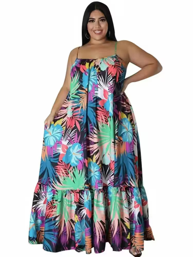 Plus Size Clothes Dresses Cascading - Additional View 3