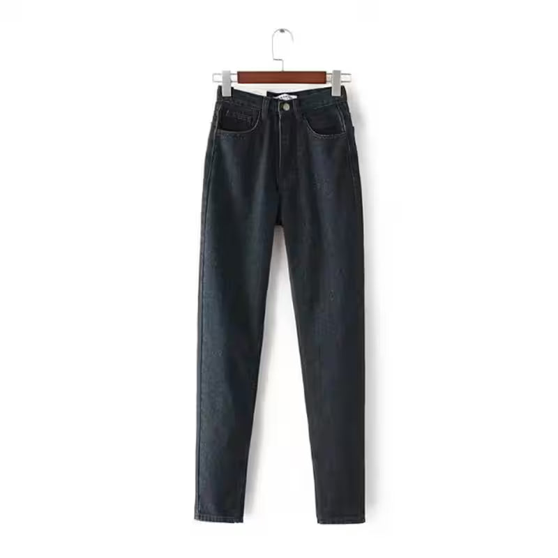 Jeans Black Pencil Casual, Pants Light Blue - Additional View 5