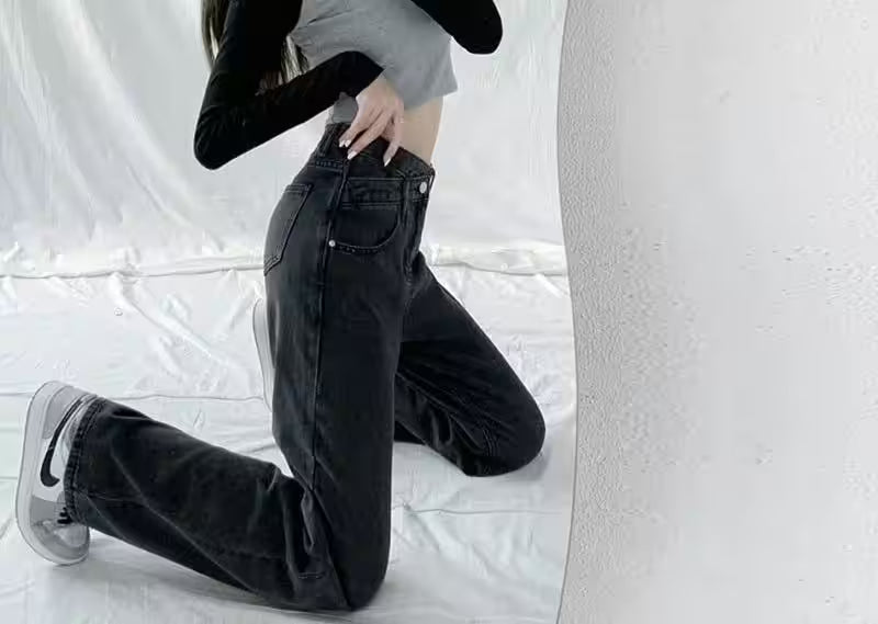 Jeans High Waist Woman Trousers - Additional View 3