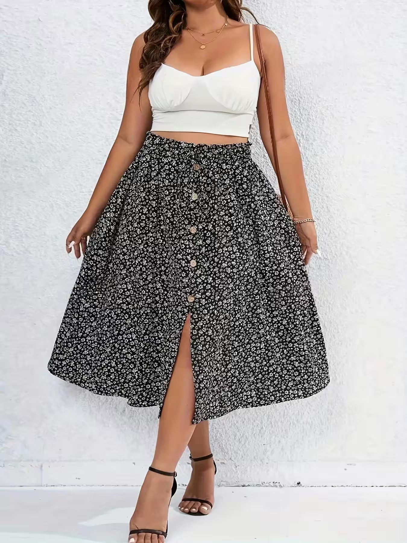 Dresses - Plus Size Spring Summer Elegant Skirt