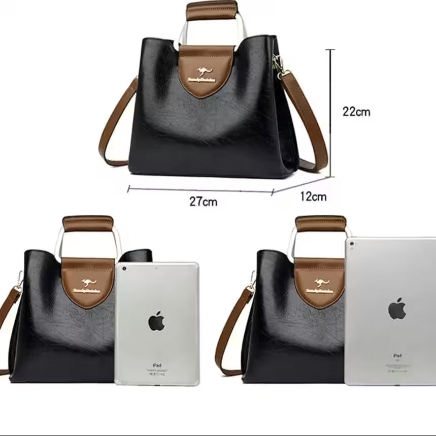 Genuine Brand Tote Bag Leather Luxury Handbags - Additional View 3